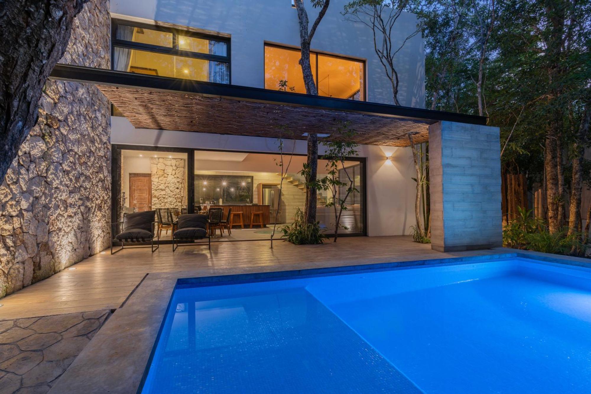 Twelve O'Clock - Luxury Villas Tulum Dış mekan fotoğraf
